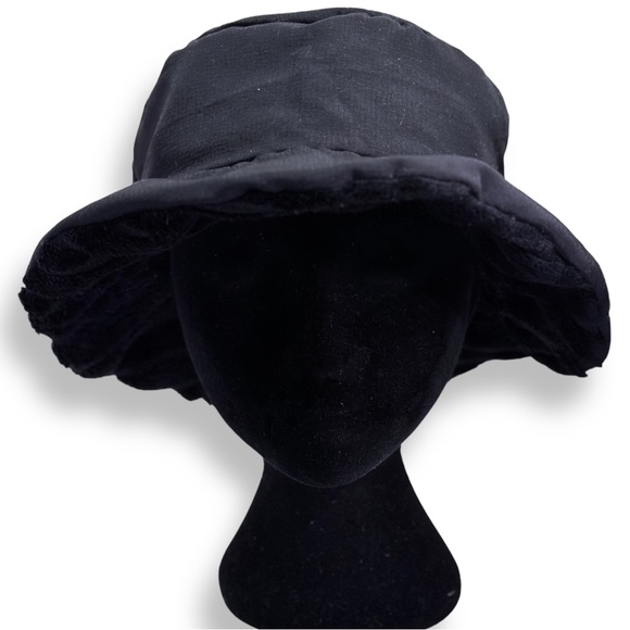 Handmade Black Velvet Reversible Bucket Hat - Picture 8 of 10